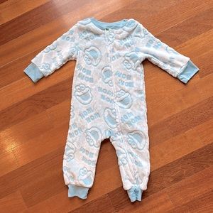Sesame Street Toddler Fleece Zip-Up PJ’s size 2T